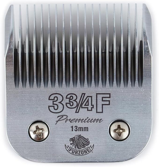 FURZONE Detachable Blade - Size 3 3/4F Blade 1/2", Made of Extra Durable Japanese Steel, Compatible with Most Andis, Oster, Wahl A5 Clippers