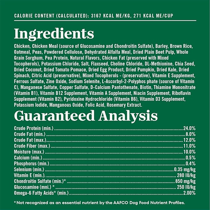 Nutro Natural Choice Chicken & Brown Rice Adult Large Breed Healthy Weight Dog Food Recipe, 30 lb. Bag