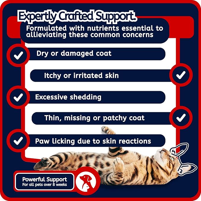 Itchy Pet Approved Krill Oil Bites - Up to 240 Day Supply - Hypoallergenic Skin & Coat Supplement - Shedding & Allergy Support for Dogs & Cats (2 Pack, Cheese)