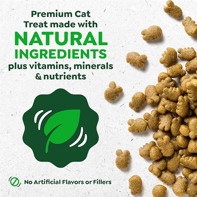 Greenies Feline Veterinarian-Recommended Adult Natural Dental Cat Treats, Tempting Tuna Flavor, 21 oz. Tub