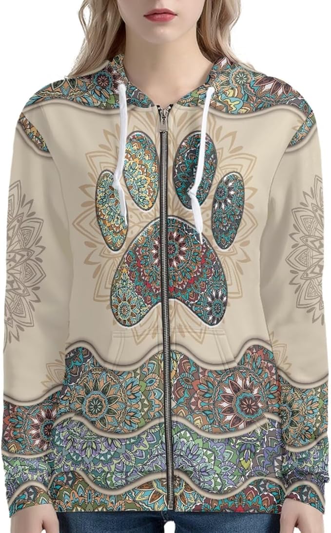 WELLFLYHOM Women Y2K Hoodie Zip Up Sweatshirt Vintage Jackets Hooded Cardigan
