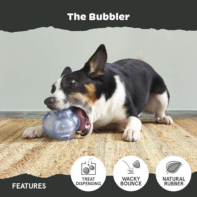 Barkbox Bubbler Treat Dispensing Dog Toy for Medium Dogs – Wacky Bounce for Playful Pups Who Love a Challenge and Engaging Fun