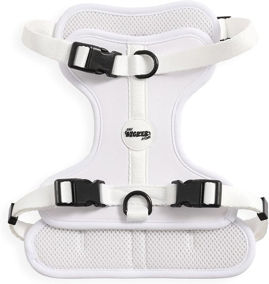 HNS1002F Arlo Medium Adjustable Soft Padded No Pull Pet Harness with 3 Buckles and 3 Leash Clips, Seltzer
