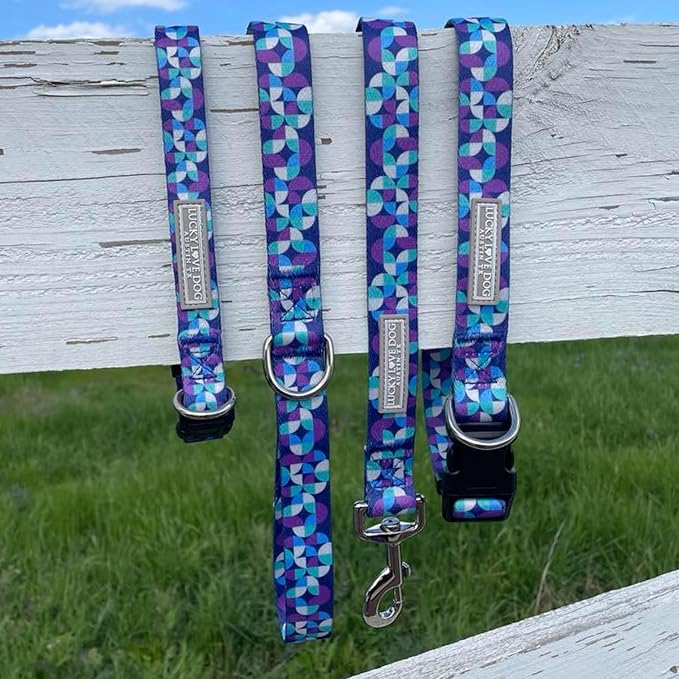 Lucky Love Dog - Adjustable Dog Collar with Easy Click Buckle for Small to Large Dogs, Durable, & Comfortable for Male & Female Dogs, Pet Collar for Puppies & Adult Ones - Jasper, Medium