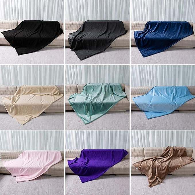 Black Waterproof Blanket for Ded Covers,85x85in Pet Blankets for Big Dogs Doggie Bed Couch Cover Puppy Jacquard Fleece Blanket Sofa Warm Winter Mat Washable for Cats-Black,XXL-85x85in