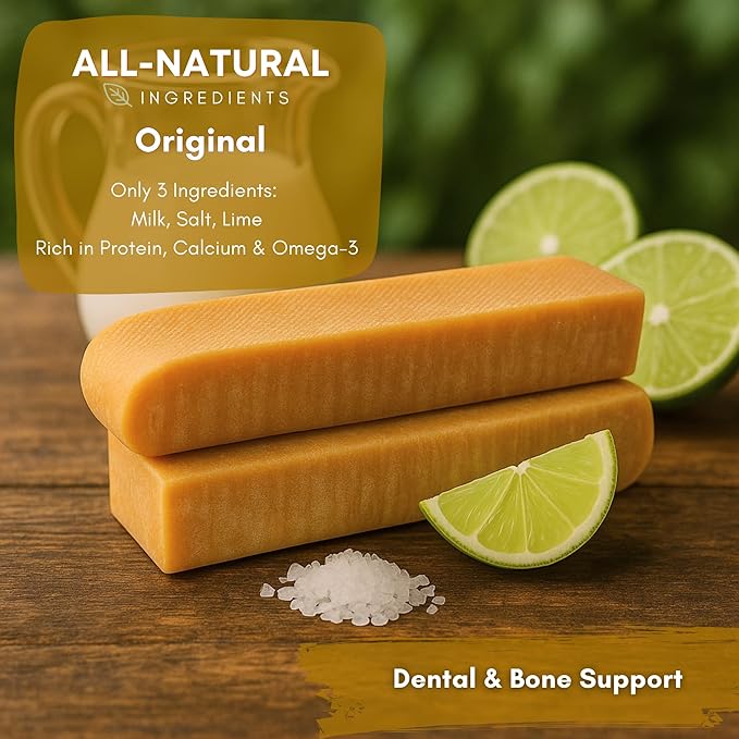 Majestic Pet Himalayan All-Natural Yak Cheese Dog Chews Made with 100% Cows Milk- Long Lasting Dental Chew for Dogs - Healthy Pet Treats (Dental & Bone Support, Regular, 5 Pack)