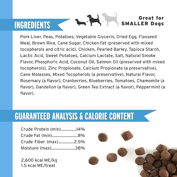 Pet Botanics 4 oz. Pouch Training Rewards Mini Soft & Chewy, Chicken Flavor, with 200 Treats Per Bag, The Choice of Top Trainers (Pack of 2)