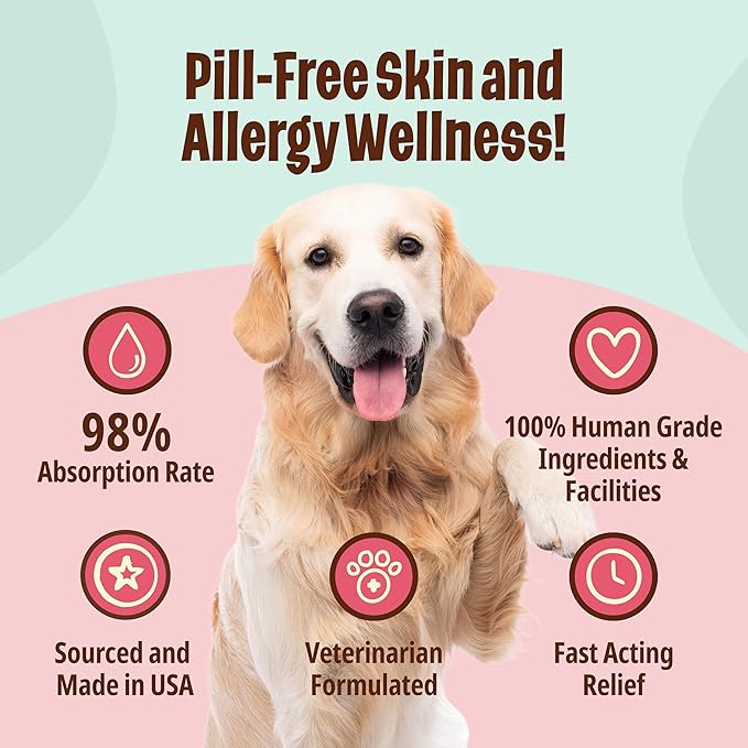 Licks - Dog Skin & Allergy - Vitamin Gummis - 90 Use