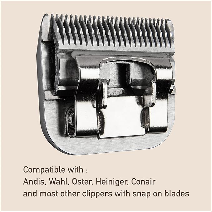 FURZONE Detachable Blade - Size 7F Blade 1/8", Made of Durable Japanese Steel, Compatible with Most Andis, Oster, Wahl A5 Clippers