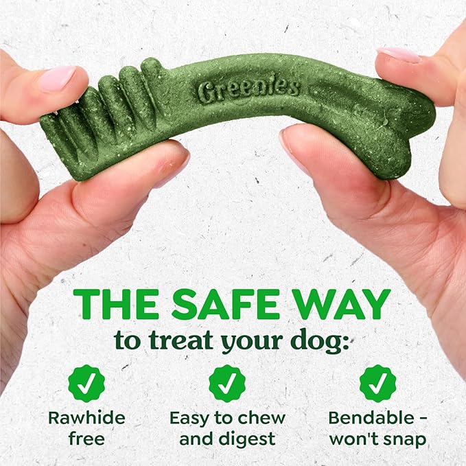 Greenies Veterinarian-Recommended Weight Management Adult Natural Dental Dog Treats Large Size, 27 oz. Pack, 17 Count