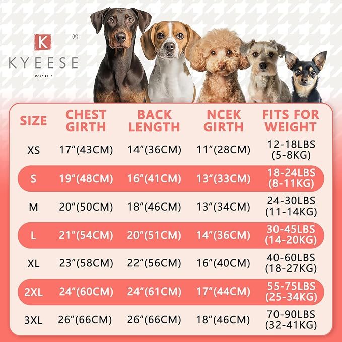 KYEESE Dog Sweater with Leash Hole Comfy Pullover Sweater Medium Size Male with Reflective Yarn Warm Pet Coats Stretchy Cozy Lightweight Thick Knitwear Dog Clothes, Navyblue, X-Large