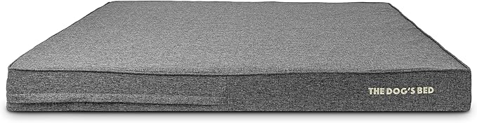 The Dog's Bed Replacement Outer Cover ONLY (Outer Cover ONLY - NO Bed, NO Waterproof Inner) for The Dog's Bed, Washable Poly-Linen Fabric, XXXL 6 Inches (Grey)