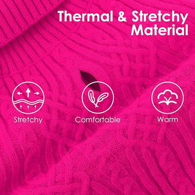 AOFITEE Small Dog Sweater, XS Dog Sweater Puppy Sweaters Girl Boy, Turtleneck Dogs Christmas Sweaters Pet Knitwear, Pet Sweatshirt Warm XSmall Fall Clothes for Yorkie, Chihuahua, Shih-tzu, XS