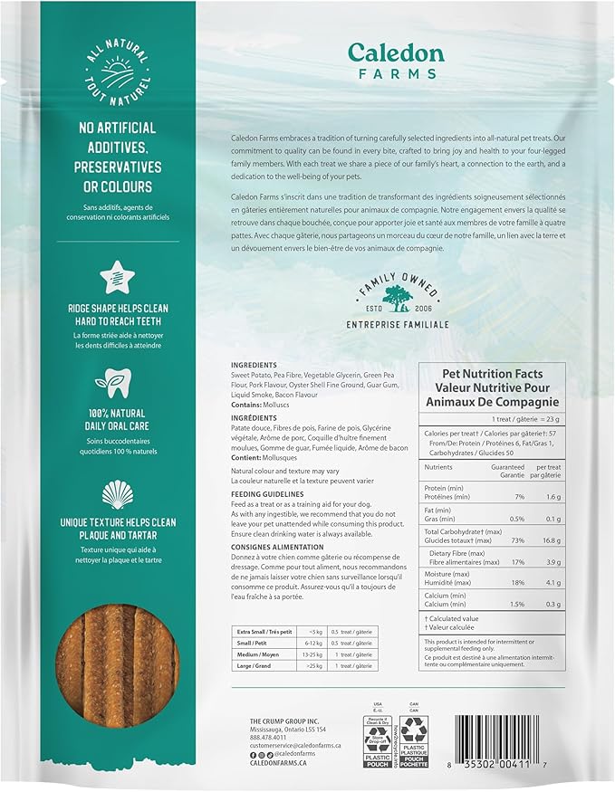 Caledon Farms Plaque Busters Bacon - Value Pack 24.5oz/696 Grams