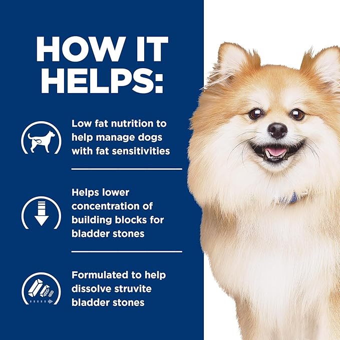 Hill's Prescription Diet c/d Multicare Low Fat Dry Dog Food, 17.6lb