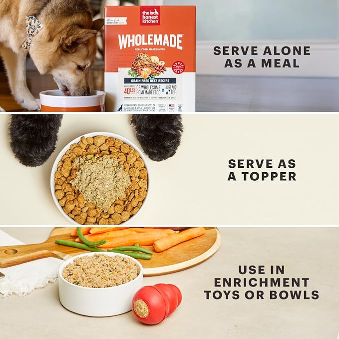 The Honest Kitchen Wholemade™ Dehydrated Grain Free Turkey Dog Food, 7 lb Box