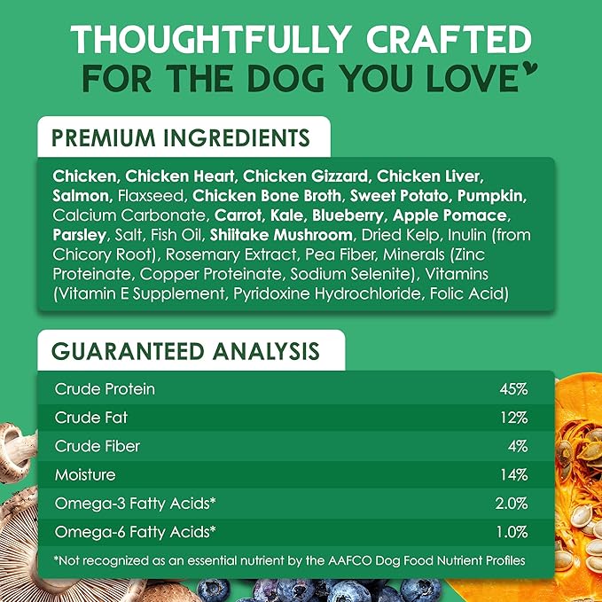 Farmland Traditions Dogs Love Chicken Jerky Dog Treats (3 lb) & The Good List Air-Dried Dog Food with Chicken & Bone Broth (1 lb) Bundle, High-Protein & Grain-Free