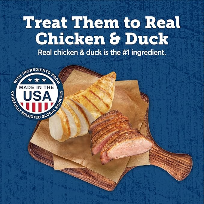 Blue Buffalo True Chews Premium Jerky Cuts Natural Dog Treats, Duck 12 oz