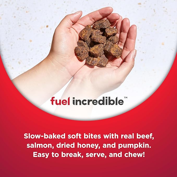 Nulo Functional Jerky Healthy Heart Beef & Salmon Dog Treats 5 OZ Bag