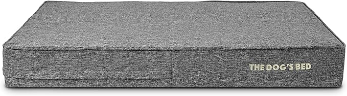 The Dog's Bed Replacement Outer Cover ONLY (Outer Cover ONLY - NO Bed, NO Waterproof Inner) for The Dog's Bed, Washable Poly-Linen Fabric, Extra Large 6 Inches (Grey)