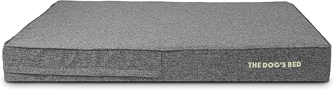The Dog's Bed Replacement Outer Cover ONLY (Outer Cover ONLY - NO Bed, NO Waterproof Inner) for The Dog's Bed, Washable Poly-Linen Fabric, XXL 6 Inches (Grey Poly-Linen)