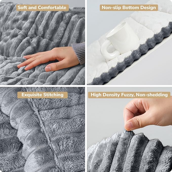 Couch Cover for Dogs Washable, Non Slip Fuzzy Pet Couch Cover Sofa, Thick Soft Sofa Slipcovers Cushion Protector, Pet Friendly