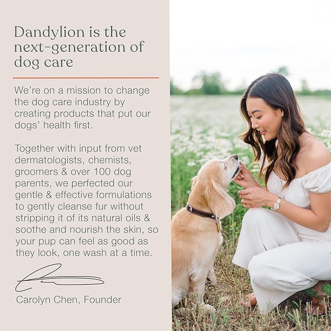 Dandylion Soft Paws Dog Lotion with Brush | Dog Paw Balm & Paw Butter | Hydrating, Vet-Approved, Lick-Safe, Fragrance-Free | pH-Balanced for Itchy, Dry, Cracked Paws | 0.6 fl oz