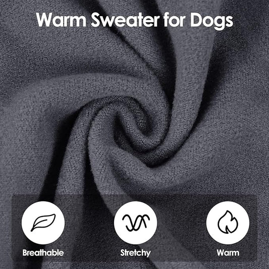 SUNFURA Hair Sticky Cat Clothes, Cat Sweater for Cats Only, 4-Legged Fleece Sweaters Kitten Pajamas Reduce Shedding Fur, Warm Pullover Shirts for Cats, Red M