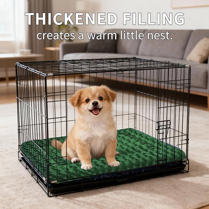Dog Bed Mat - Comfortable Dog Kennel Pad, Multi-Purpose Crate Bed & Bed Mats for Dogs & Cats