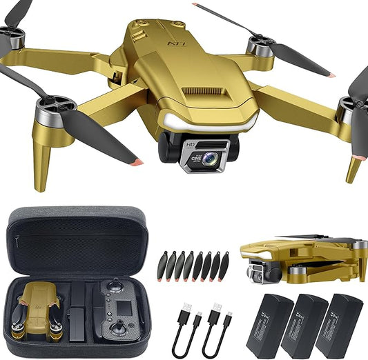 2650 ft Long Range Super Enduring Brushless Motor Drone with 84 Mins Super Long Flight Time, Drone with 4K HD Camera for Beginners, CHUBORY A77 WiFi FPV Quadcopter, Follow Me, Auto Hover, 3 Batteries