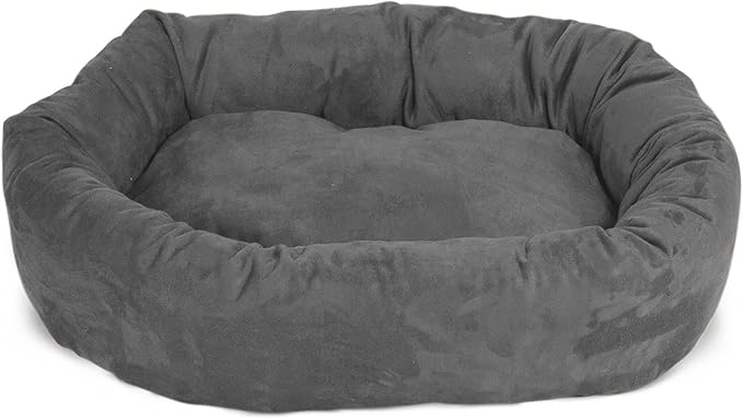 Majestic Pet Villa 40 Inch Shredded Memory Foam Dog Bed for Large Sized Dog 40x29x9 Inch–Orthopedic Pet Bed with Removable Washable Cover-Washable Large Puppy Mat with Head Support-Fern