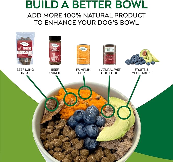 NATURE'S LOGIC Pure Naturals™ 100% Natural Grain-Free Beef Recipe Synthetic-Free Dry Dog Food, 24 lbs