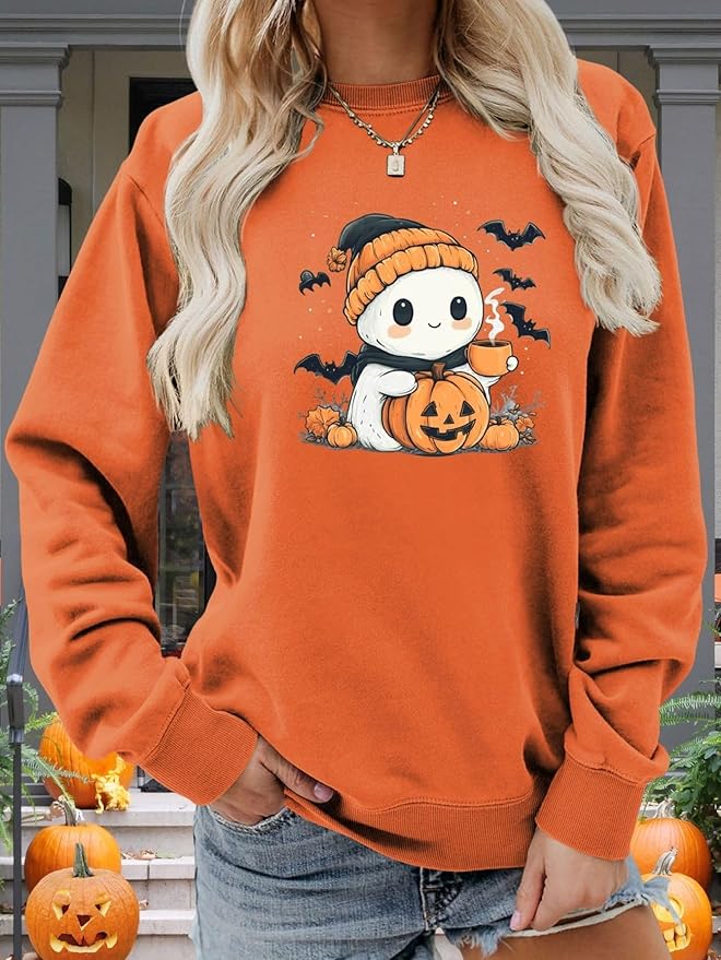 Womens Cat Print Hoodies Trendy Funny Cat Graphic Long Sleeve Sweatshirt Y2k Streetwear Hooded Pullover Tops