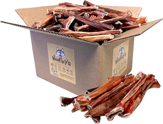 Woofley's - Esophagus Stick (50 Count)- Gullet Sticks for Dogs - Safe Jerky Dog Chews -Easily Digestible Dog Jerky Bully Sticks