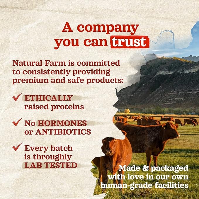 Natural Farm Peanut Butter Flavor Collagen Sticks for Dogs (6 Inch, 25 Count), Long-Lasting Beef Collagen Sticks, Rawhide Alternative Chews with Chondroitin & Glucosamine, Low-Fat Dental Treats