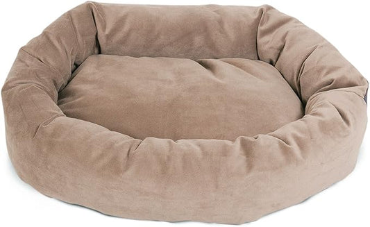 Majestic Pet Villa 32 Inch Shredded Memory Foam Dog Bed for Medium Sized Dog 32x23x7 Inch–Orthopedic Pet Bed - Washable Medium Puppy Mat with Head Support-Fern