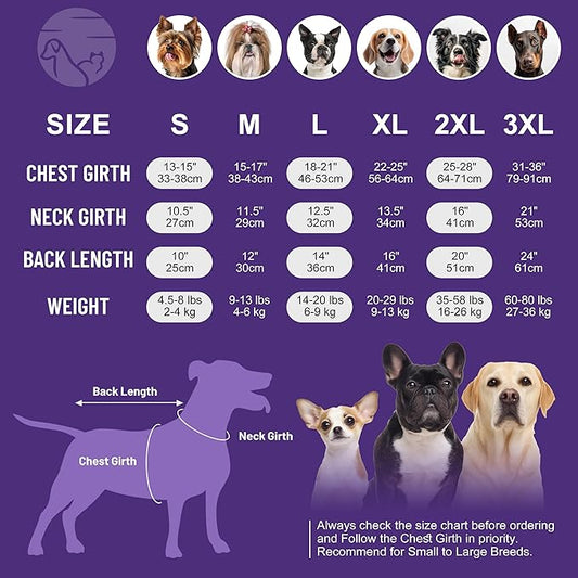 cyeollo 2XL Dog Sweater for Large Dogs Male Female, Reflective Dog Sweatshirt Pullover Jacket Fall Winter Pet Sweaters Warm Pet Clothes, Brown & Khaki XXL