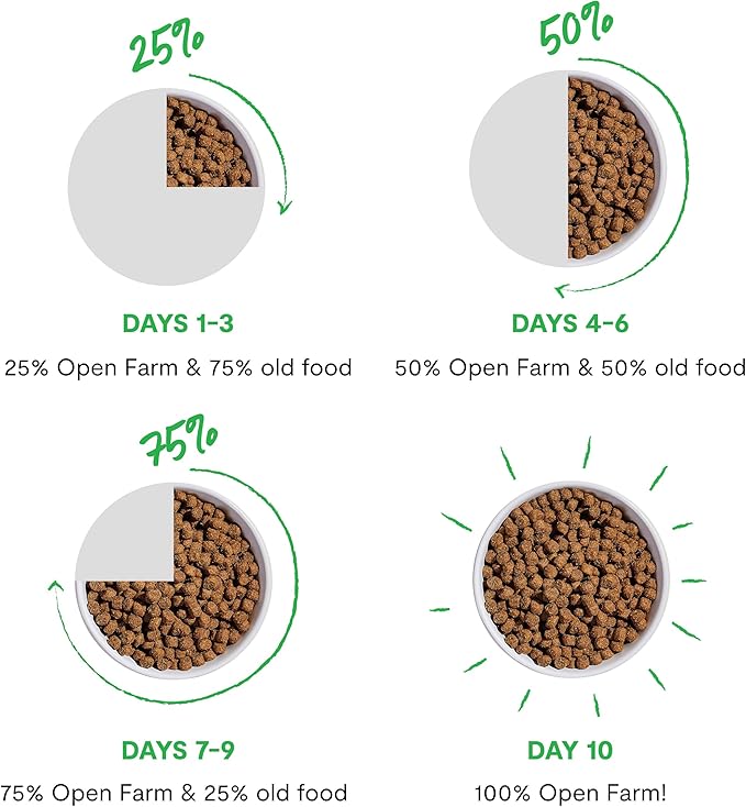 Open Farm, Ancient Grains Dry Dog Food, Protein-Rich & Nutrient Dense, 90% Animal Protein Mixed with Non-GMO Fruits, Veggies and Superfoods, Wild Caught Salmon Recipe, 22lb Bag