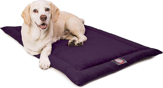 42" Villa Aubergine Purple Crate Dog Bed Mat By Majestic Pet Products