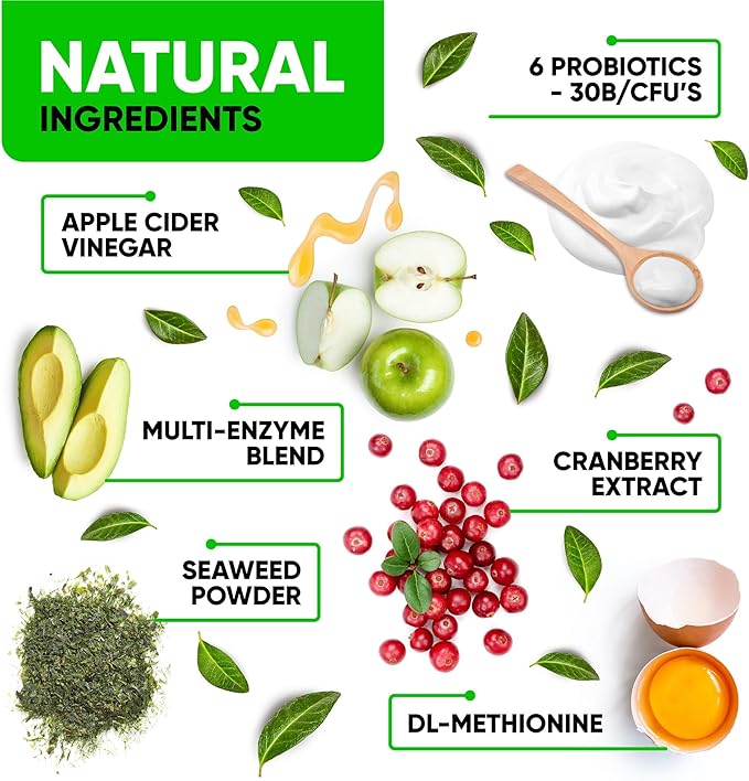 Green Lawn Chews for Dogs - Natural Dog Urine Neutralizer for Lawn with Cranberry, Probiotics, ACV & Digestive Enzymes - 120 Chews for Healthy Bladder, Urinary Tract - Grass Burn, Yellow Spots Treats