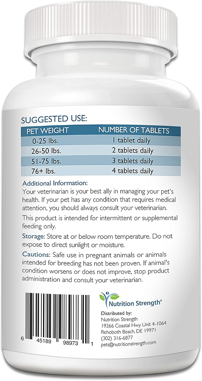 Minerals for Dogs, Support Cells & Nerves, Fortify Bones & Muscles, Promote Overall Health with Calcium, Phosphorus, Magnesium, Potassium, Selenium, Iron, Zinc, 120 Chewable Tablets