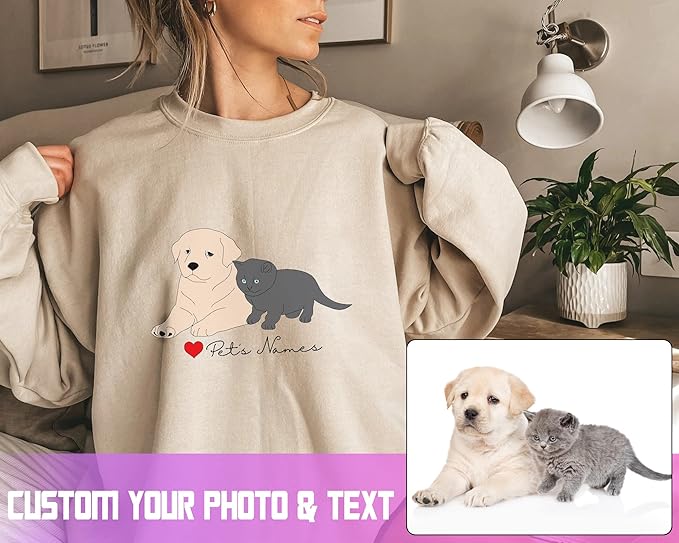 CHIARA CONTI11 Custom Hoodies Design Your Own, Portrait Custom Photo, Customized Gifts For Men, Mama Sweatshirts For Women