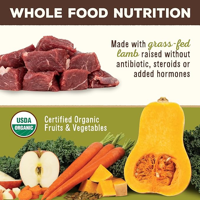 Primal Freeze Dried Raw Dog Food Nuggets, Lamb, Complete & Balanced Meal, Also Use as Topper or Treat, Premium, Healthy, Grain Free, High Protein Raw Dog Food, 30 oz