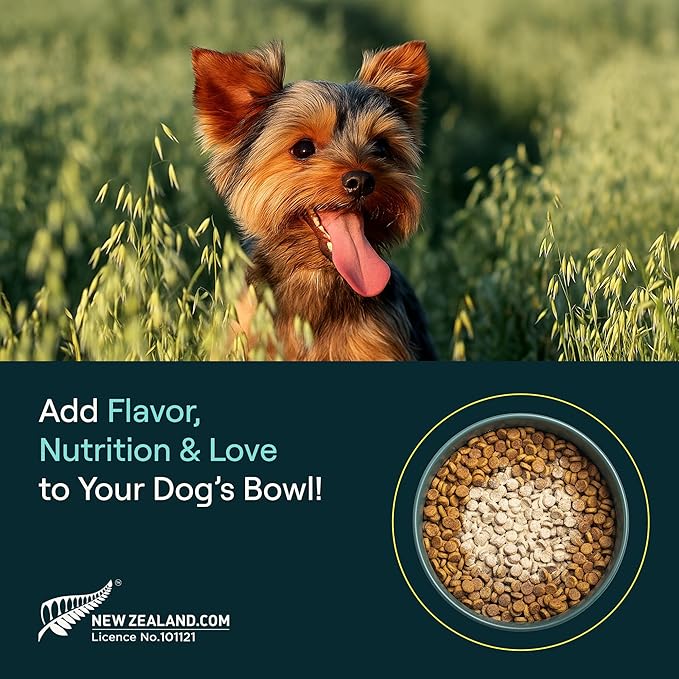 Dog Food Supplement – Multivitamin Powder for Dogs - Bone Broth Base with 6 Human-Grade Superfoods - Supports Joints, Gut, Skin & Coat - Ideal for Picky Eaters, Under 35 lbs - 30 Packets