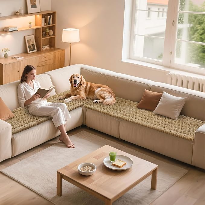 Pet Couch Cover Dogs Washable Couch Protector Non-Slip Dog Mat for Couches and Sofas Pet Friendly