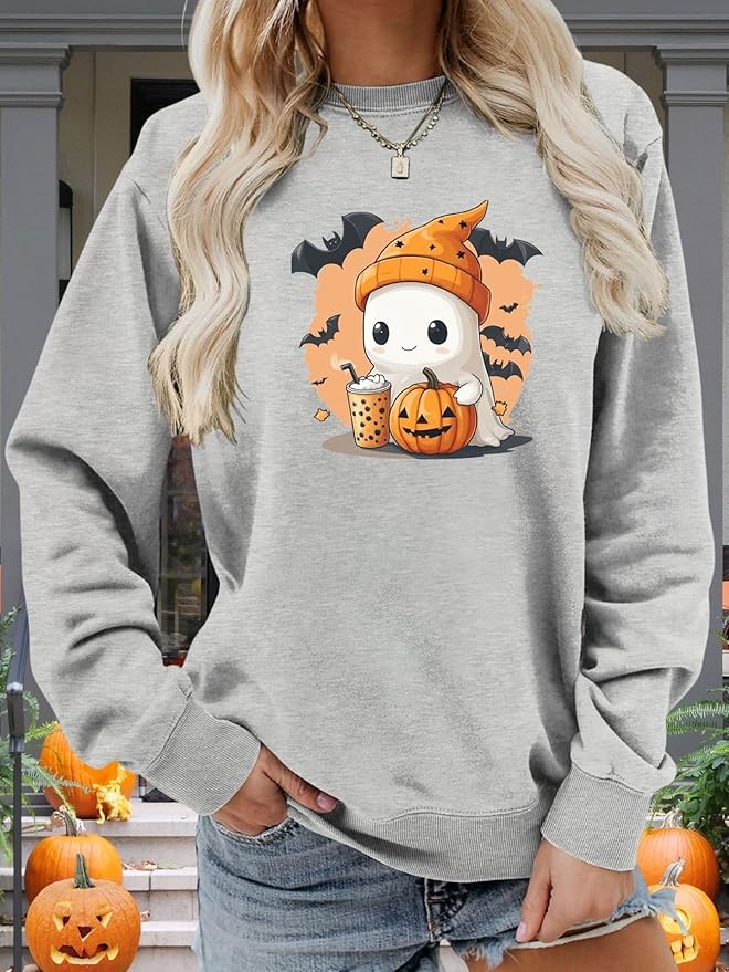 Womens Cat Print Hoodies Trendy Funny Cat Graphic Long Sleeve Sweatshirt Y2k Streetwear Hooded Pullover Tops