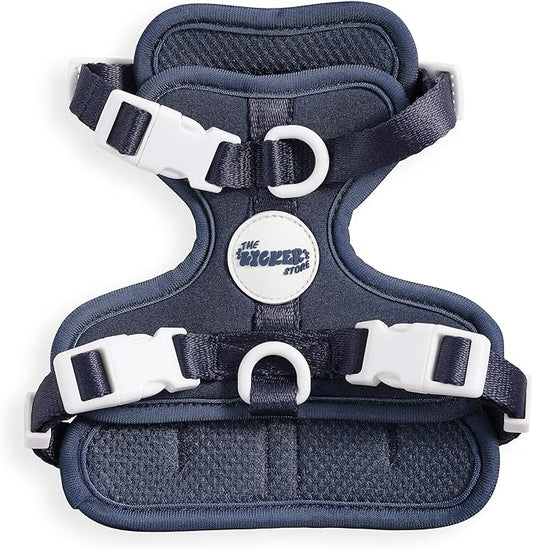 HNS1000J Arlo Extra Small Adjustable Soft Padded No Pull Pet Harness with 3 Buckles and 3 Leash Clips, Highball