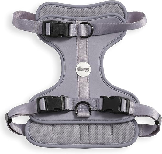 HNS1003N Arlo Large Adjustable Soft Padded No Pull Pet Harness with 3 Buckles and 3 Leash Clips, Martini