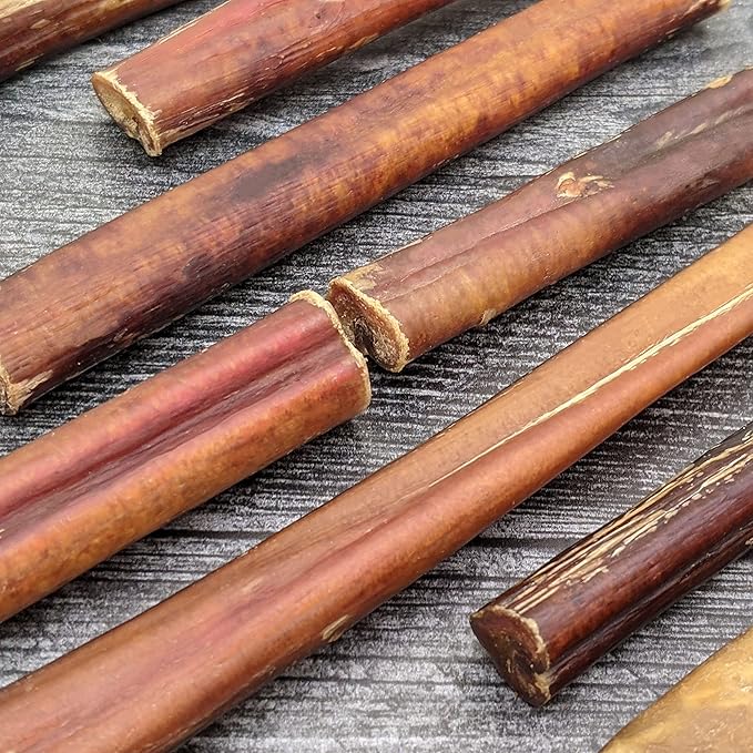 Cadet Bully Sticks for Large Dogs, All-Natural Beef Pizzle, Rawhide-Free Long-Lasting Dog Chews for Aggressive Chewers, Extra-Thick, 2 Count