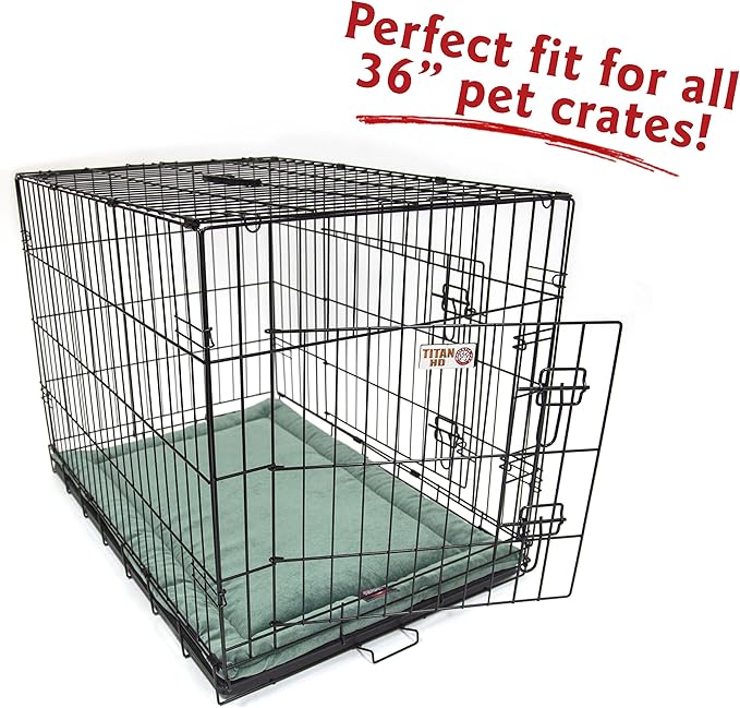 36" Villa Azure Blue Crate Dog Bed Mat By Majestic Pet Products